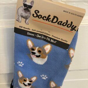 Sock Daddy - Welsh CORGI Socks - NWT